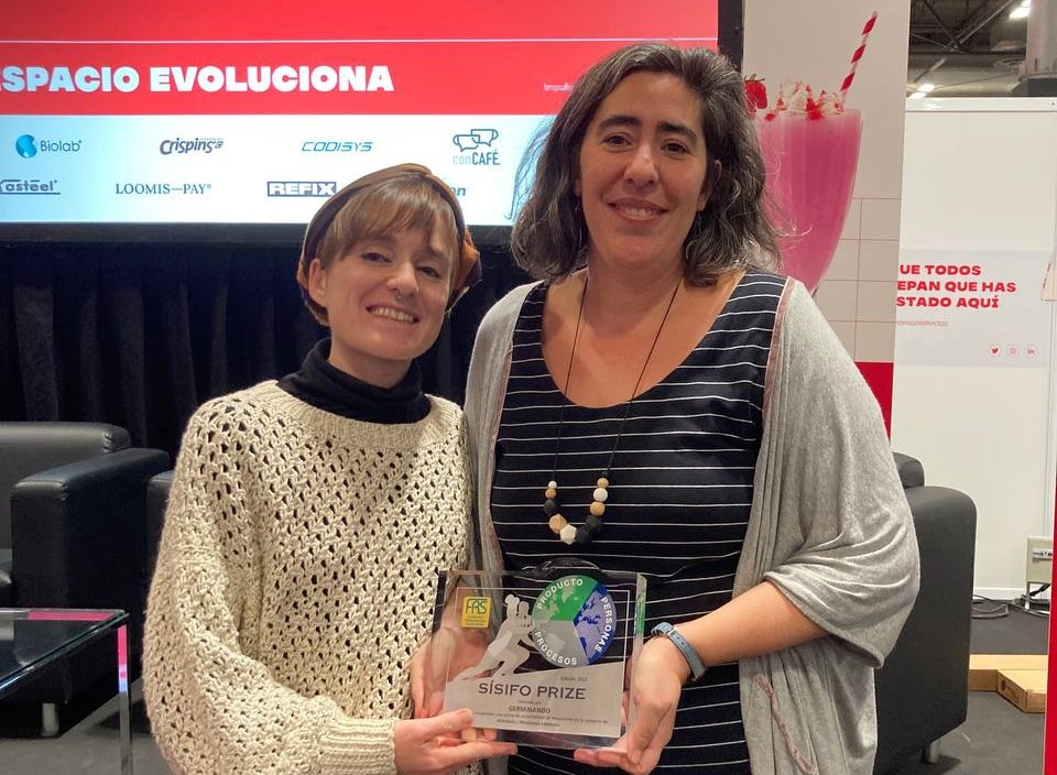 Germinando recibe un premio Sísifo de la Fundación Restaurantes Sostenibles